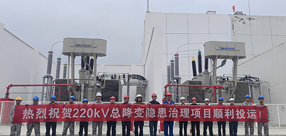 中国石油四川石化220KV总降变隐患治理项目送电投运